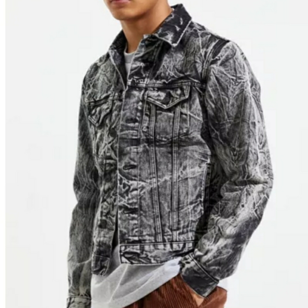 NWT UO BDG DARK BLACK WASH DENIM TRUCKER JACKET - Picture 5 of 7